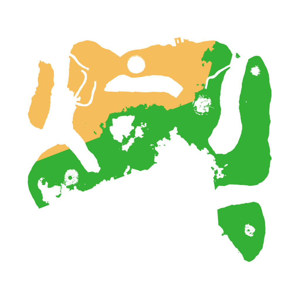 Biome Rust Map: Procedural Map, Size: 3000, Seed: 595883288