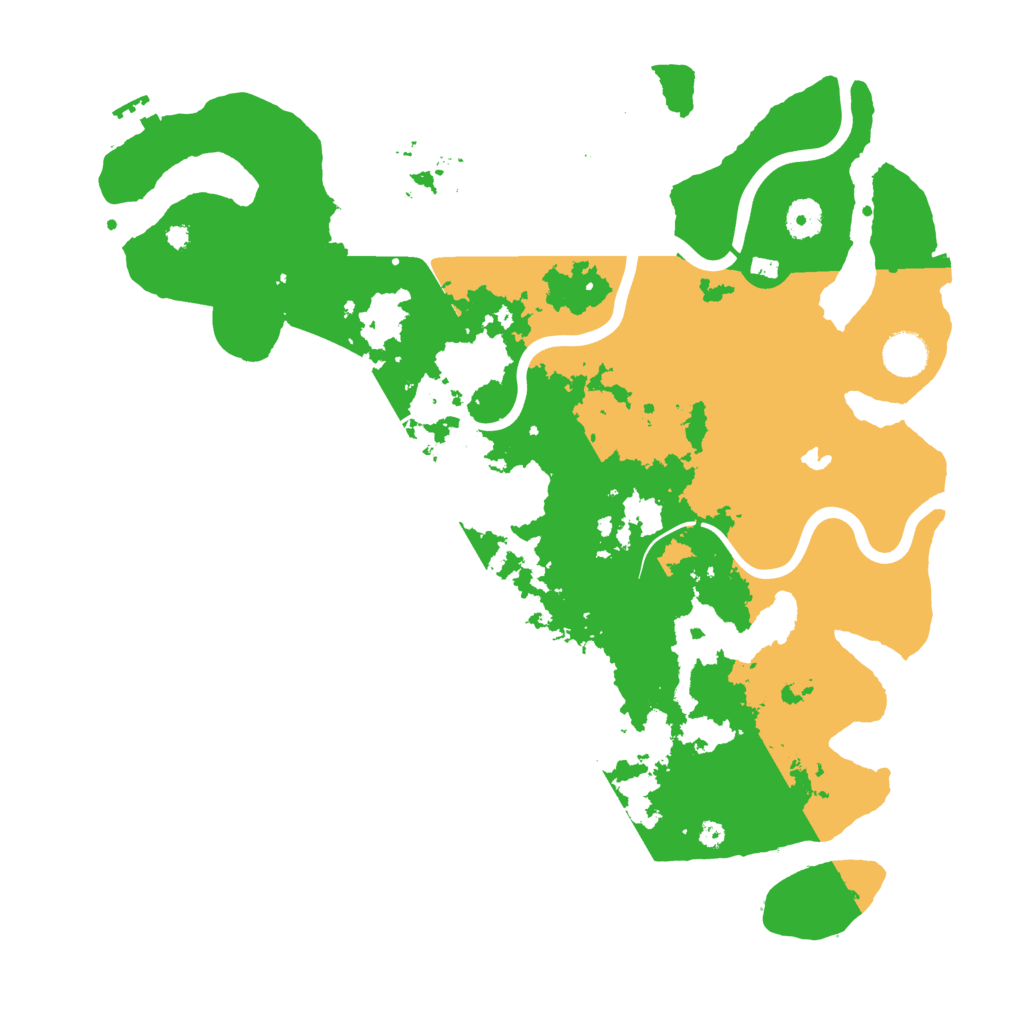 Biome Rust Map: Procedural Map, Size: 4000, Seed: 127123