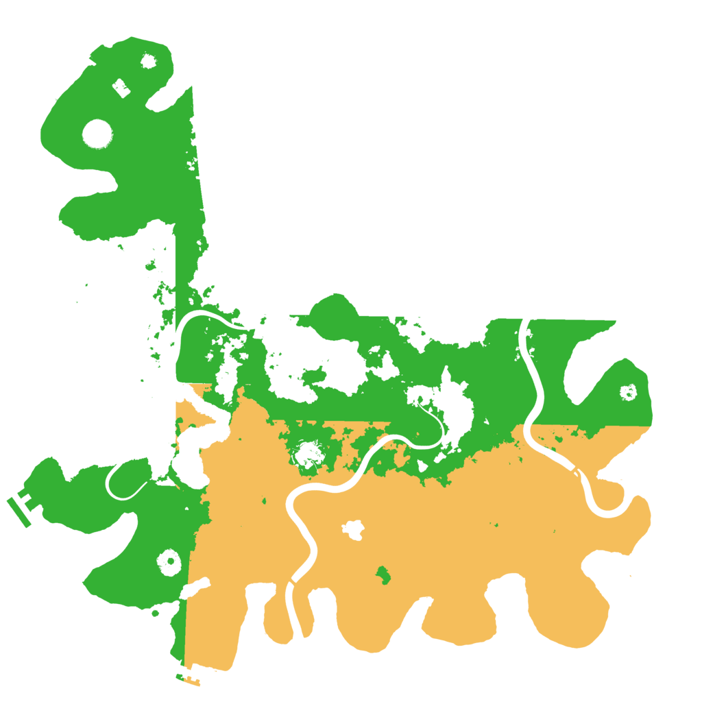 Biome Rust Map: Procedural Map, Size: 4200, Seed: 9876234