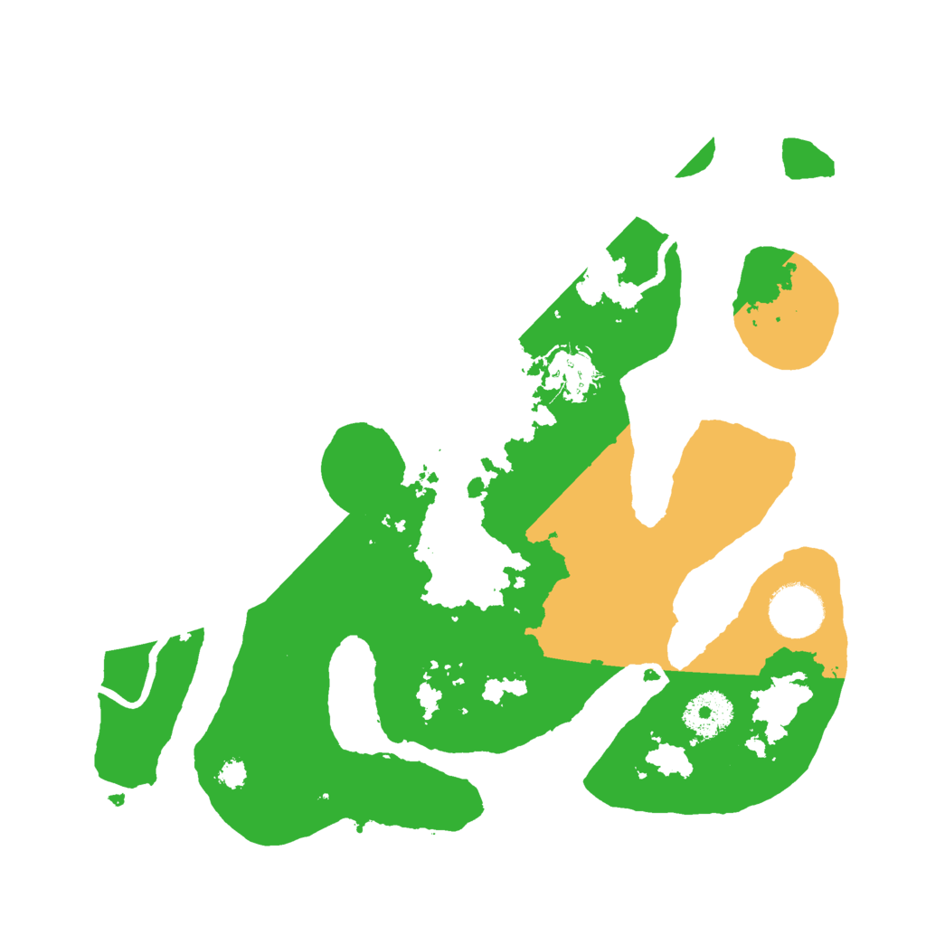 Biome Rust Map: Procedural Map, Size: 3000, Seed: 2426297