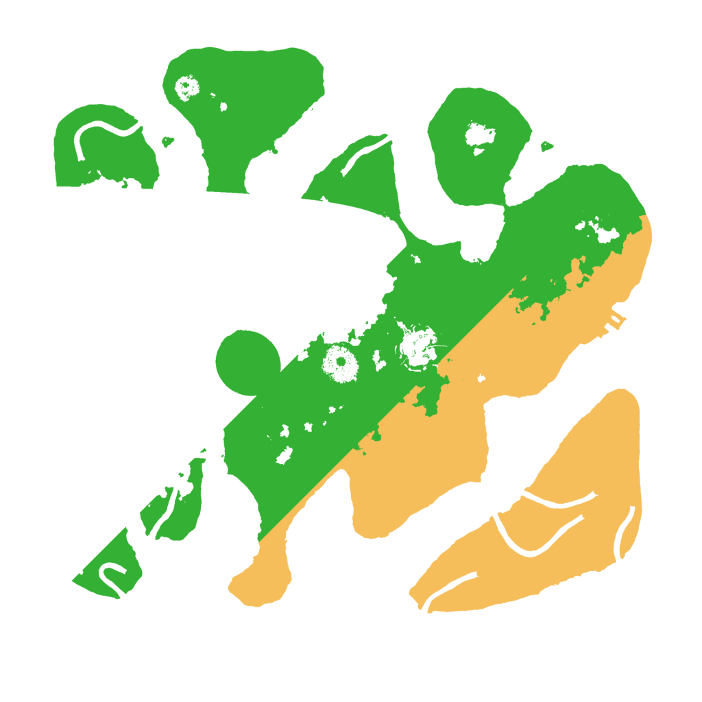 Biome Rust Map: Procedural Map, Size: 3000, Seed: 65354