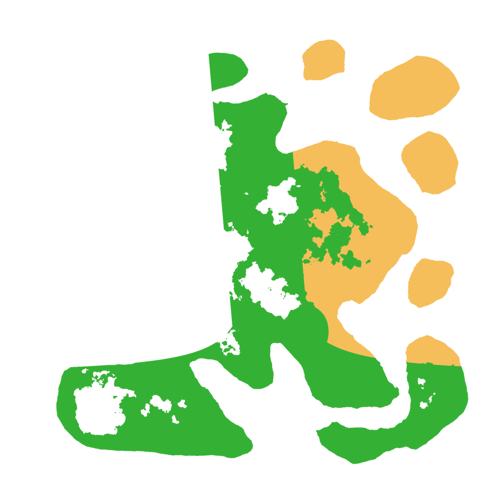 Biome Rust Map: Barren, Size: 3000, Seed: 2893425