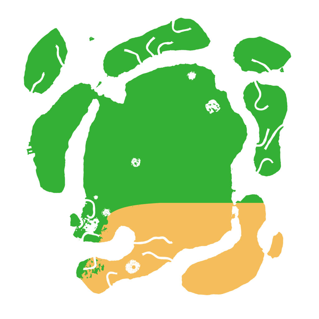 Biome Rust Map: Procedural Map, Size: 3500, Seed: 1642943445