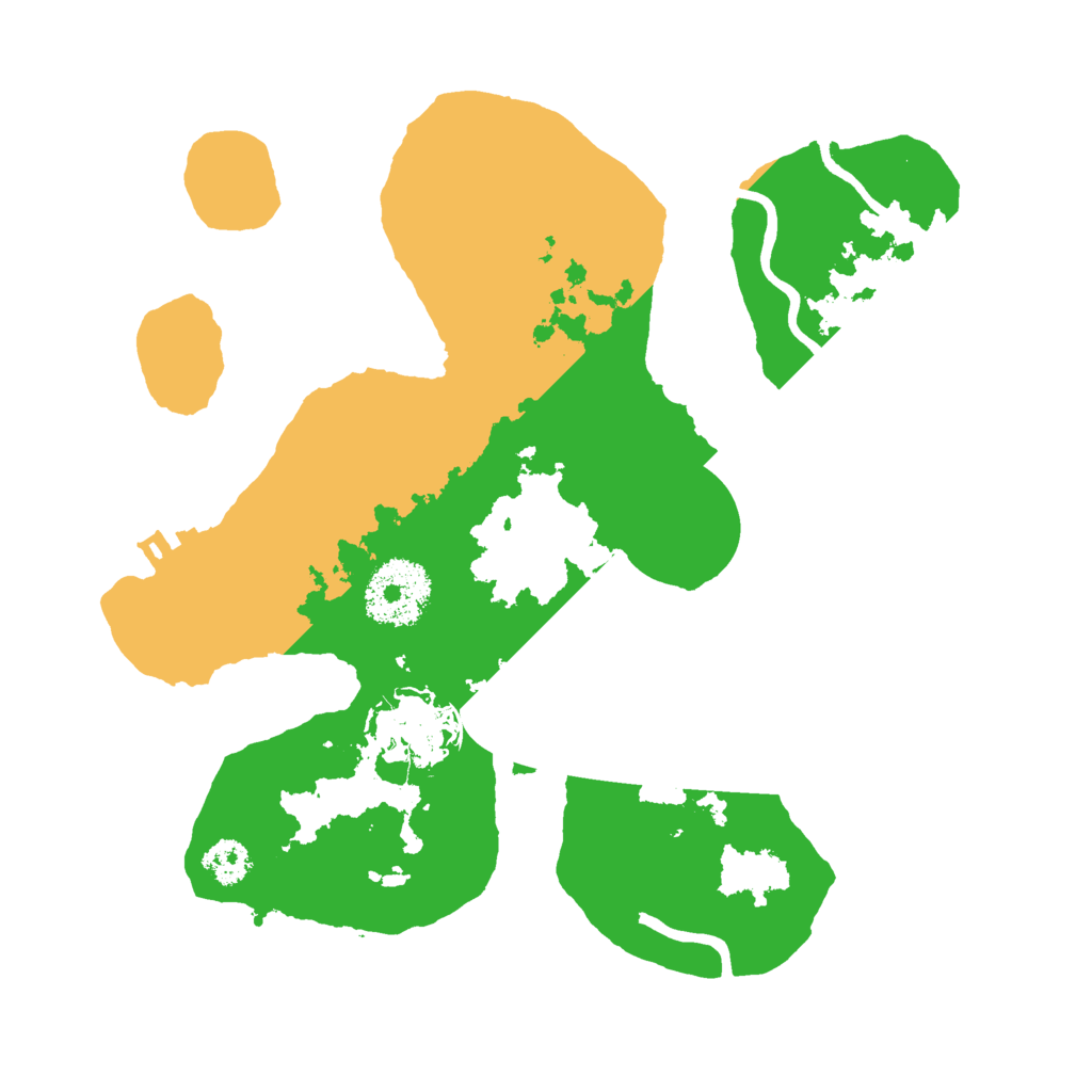 Biome Rust Map: Procedural Map, Size: 2500, Seed: 756845954
