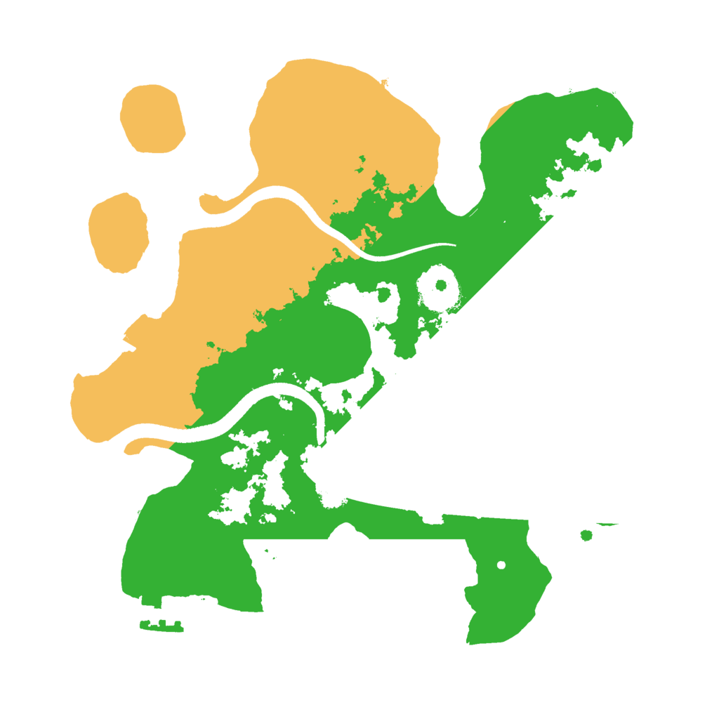 Biome Rust Map: Procedural Map, Size: 2500, Seed: 756845954