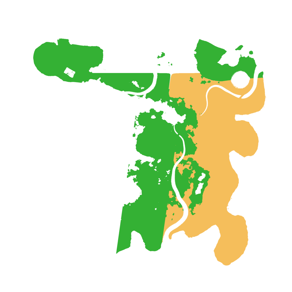 Biome Rust Map: Procedural Map, Size: 3000, Seed: 1678884857