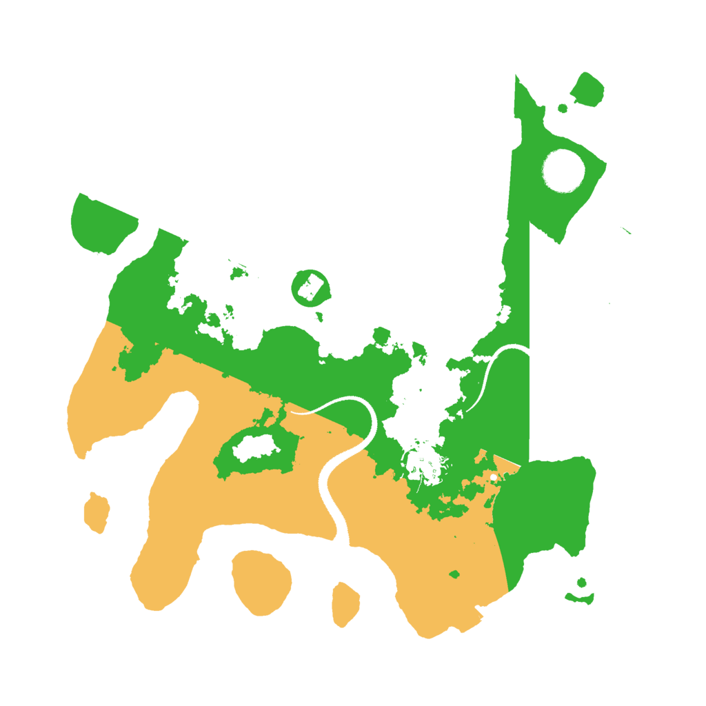 Biome Rust Map: Procedural Map, Size: 3000, Seed: 25234