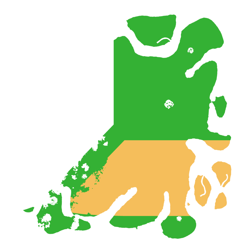 Biome Rust Map: Procedural Map, Size: 4300, Seed: 2426297