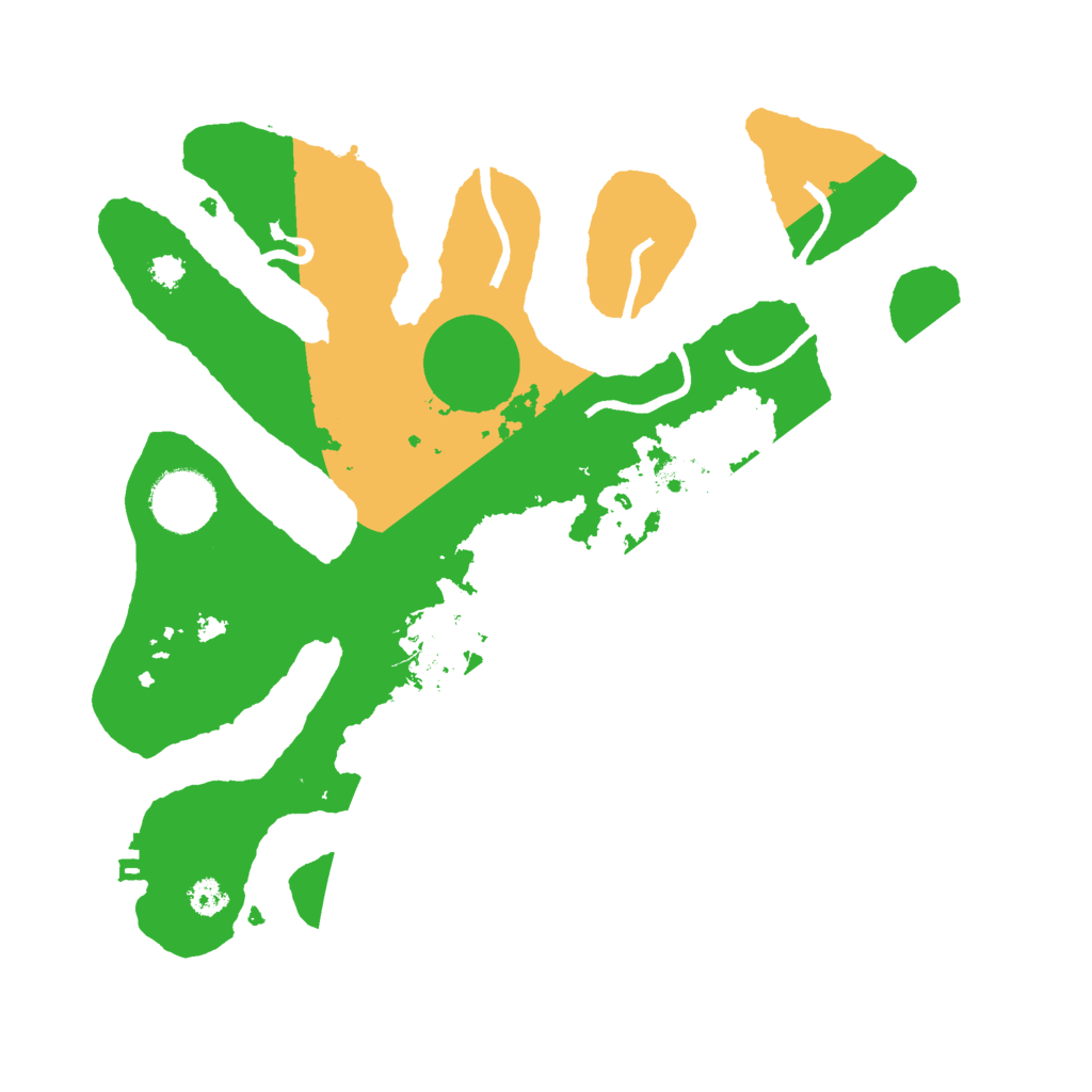 Biome Rust Map: Procedural Map, Size: 3000, Seed: 769695934