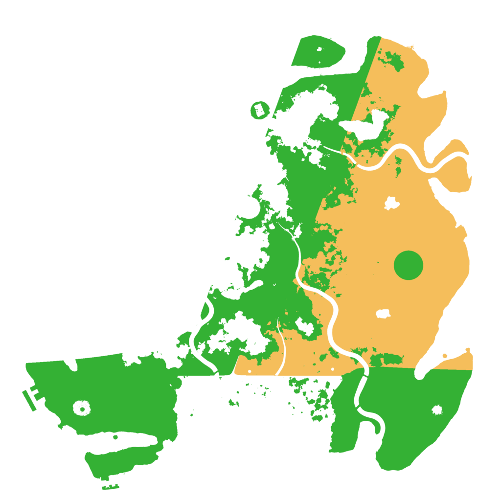 Biome Rust Map: Procedural Map, Size: 4500, Seed: 1089161383