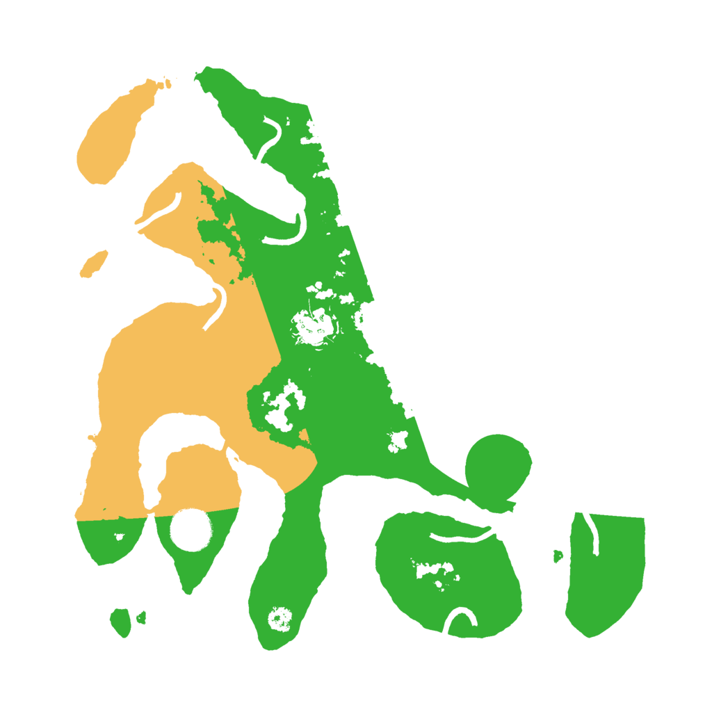 Biome Rust Map: Procedural Map, Size: 3000, Seed: 45678