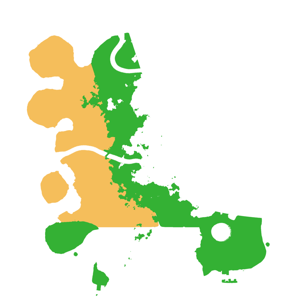 Biome Rust Map: Procedural Map, Size: 3000, Seed: 2060935728