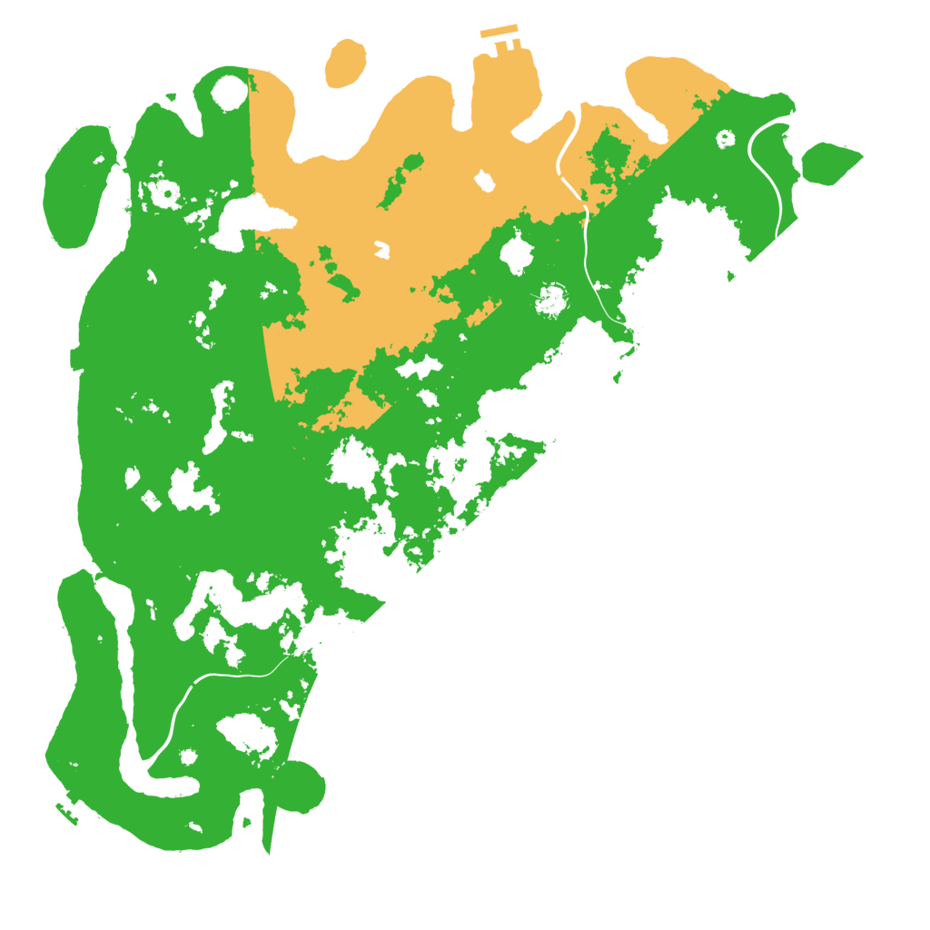 Biome Rust Map: Procedural Map, Size: 5000, Seed: 1500