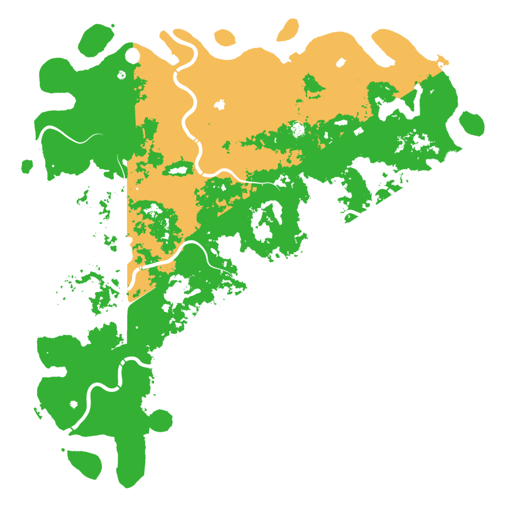 Biome Rust Map: Procedural Map, Size: 6000, Seed: 1168814685