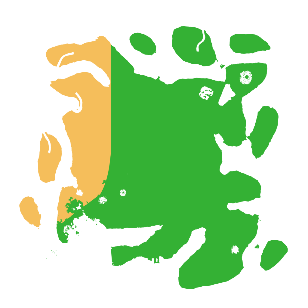 Biome Rust Map: Procedural Map, Size: 3500, Seed: 482376