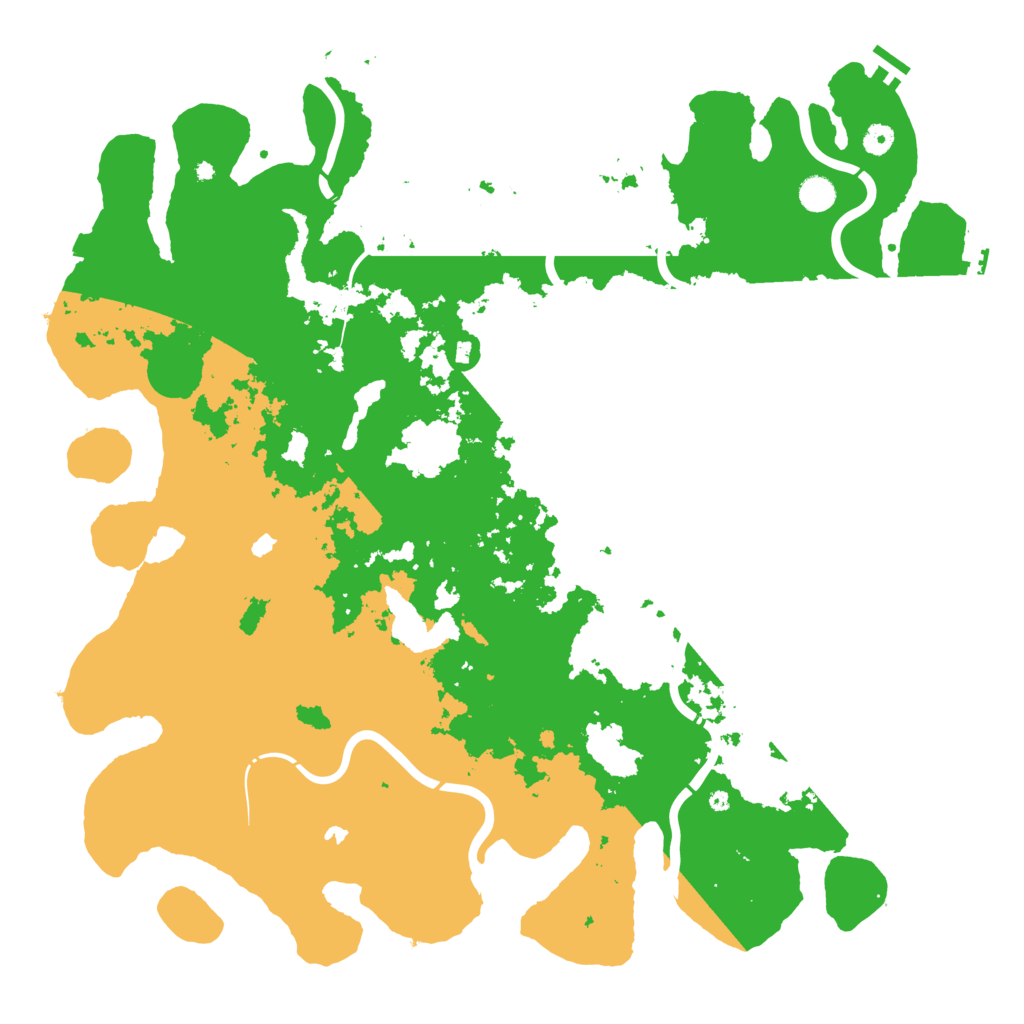Biome Rust Map: Procedural Map, Size: 5000, Seed: 166832868