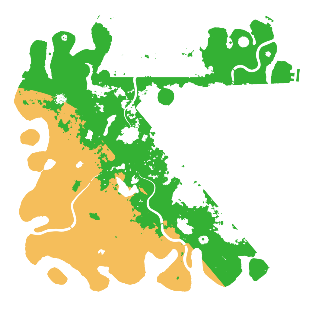 Biome Rust Map: Procedural Map, Size: 5000, Seed: 166832868