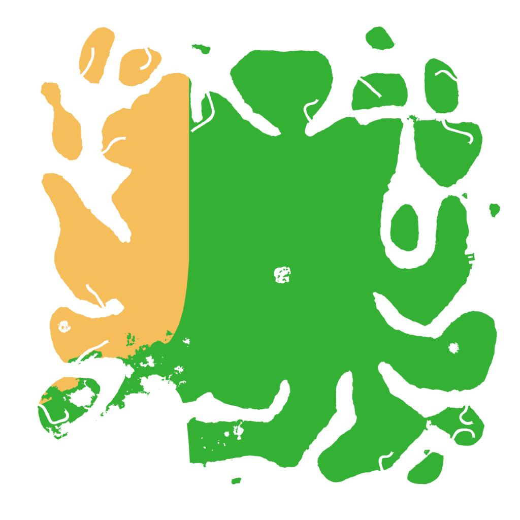 Biome Rust Map: Procedural Map, Size: 4500, Seed: 635252353