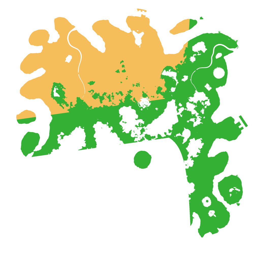 Biome Rust Map: Procedural Map, Size: 4096, Seed: 1486012209