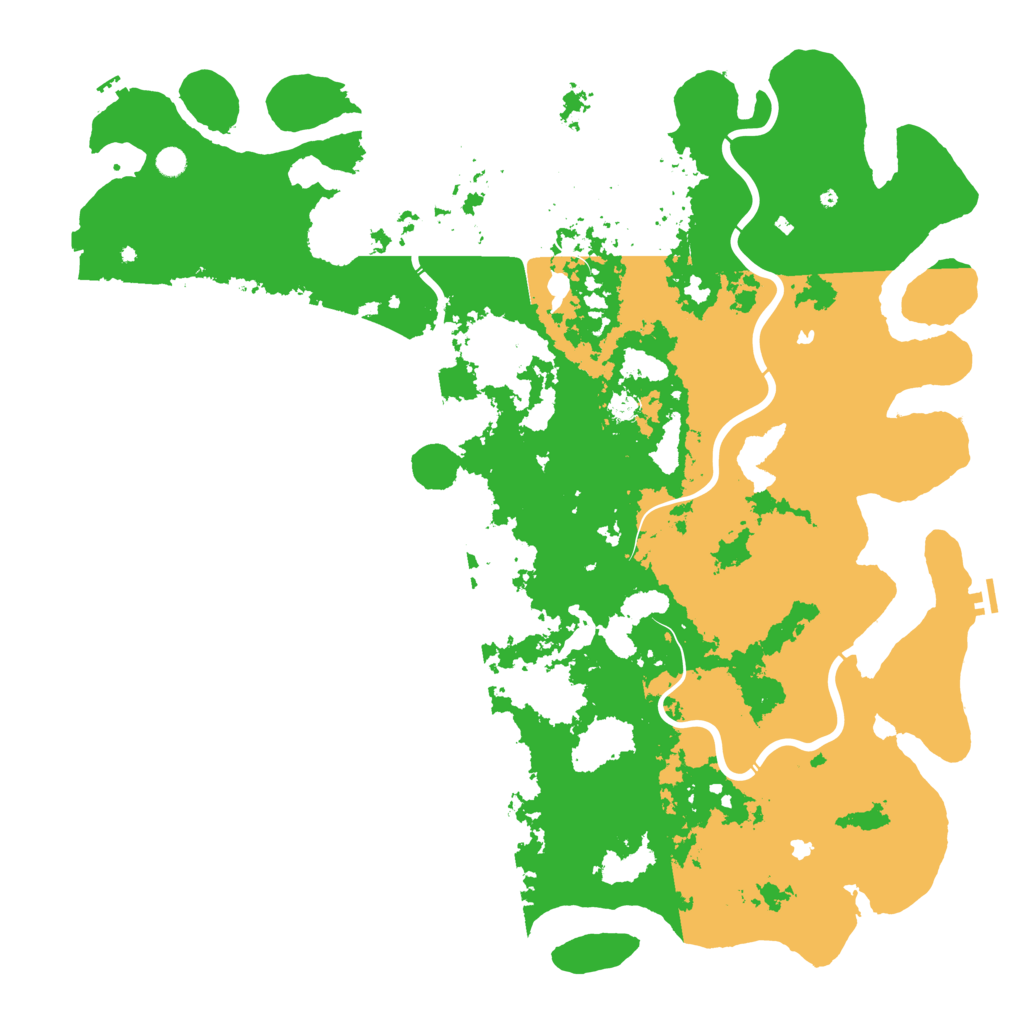 Biome Rust Map: Procedural Map, Size: 6000, Seed: 855