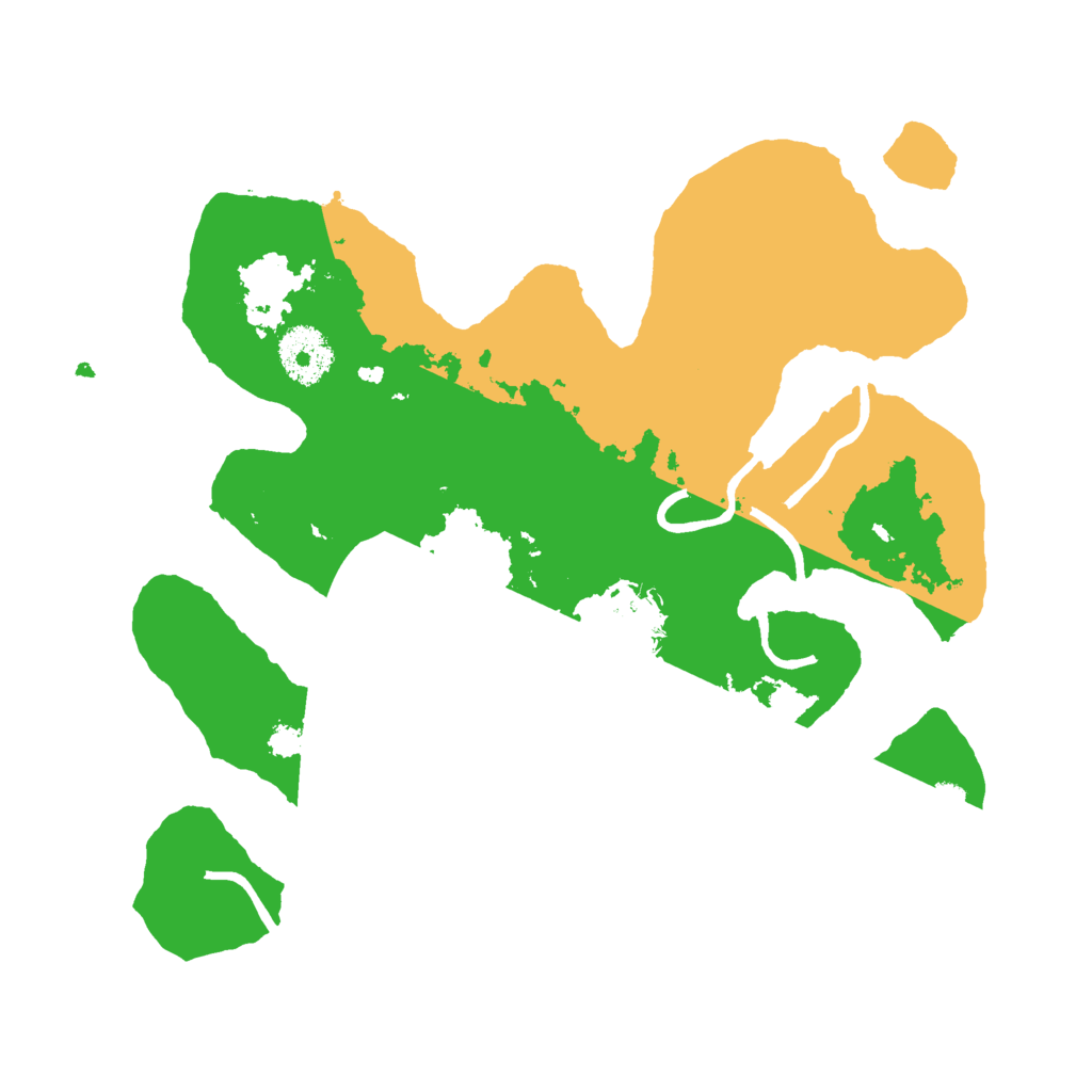 Biome Rust Map: Procedural Map, Size: 3000, Seed: 1053372696