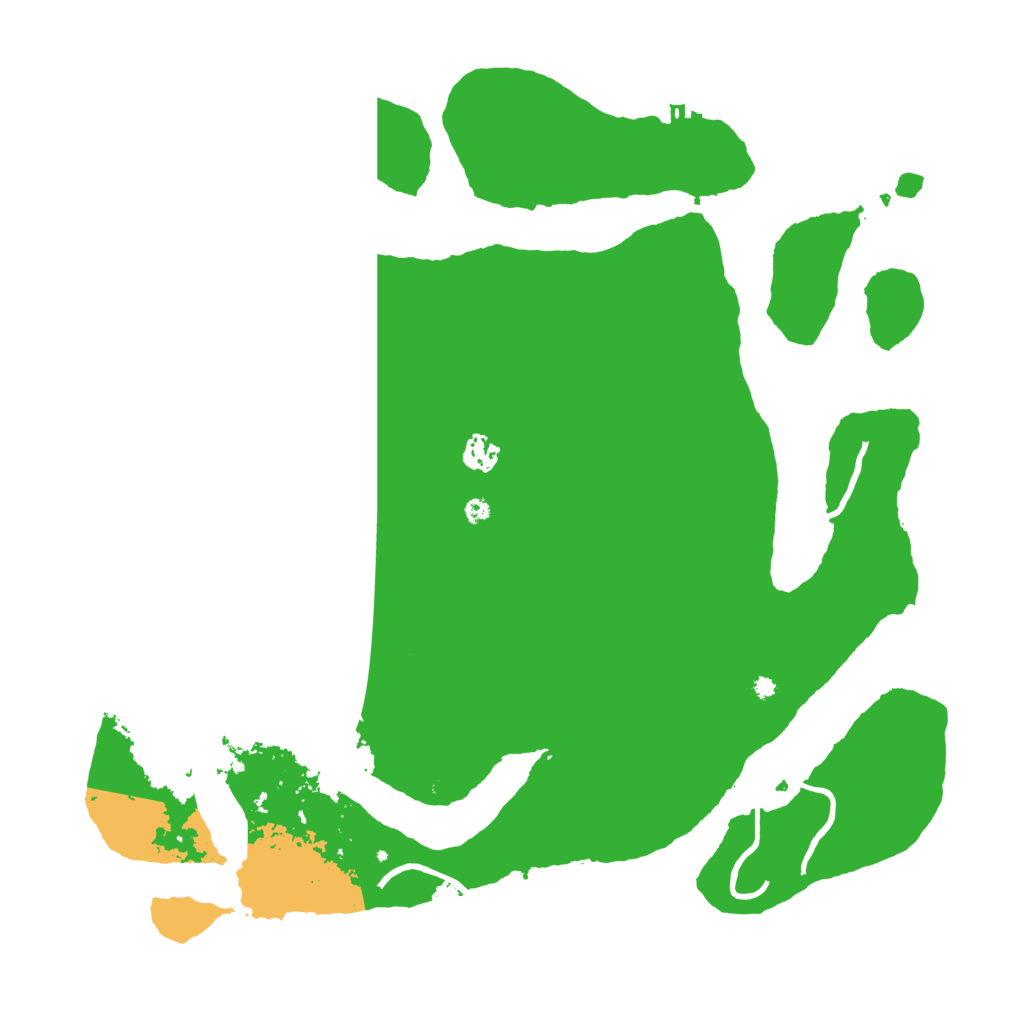 Biome Rust Map: Procedural Map, Size: 4200, Seed: 11