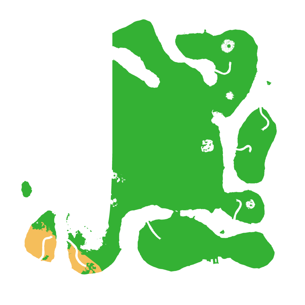 Biome Rust Map: Procedural Map, Size: 3500, Seed: 253001406