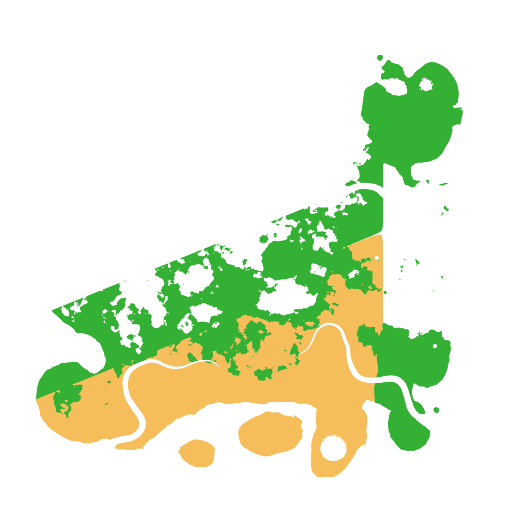 Biome Rust Map: Procedural Map, Size: 3500, Seed: 5555555