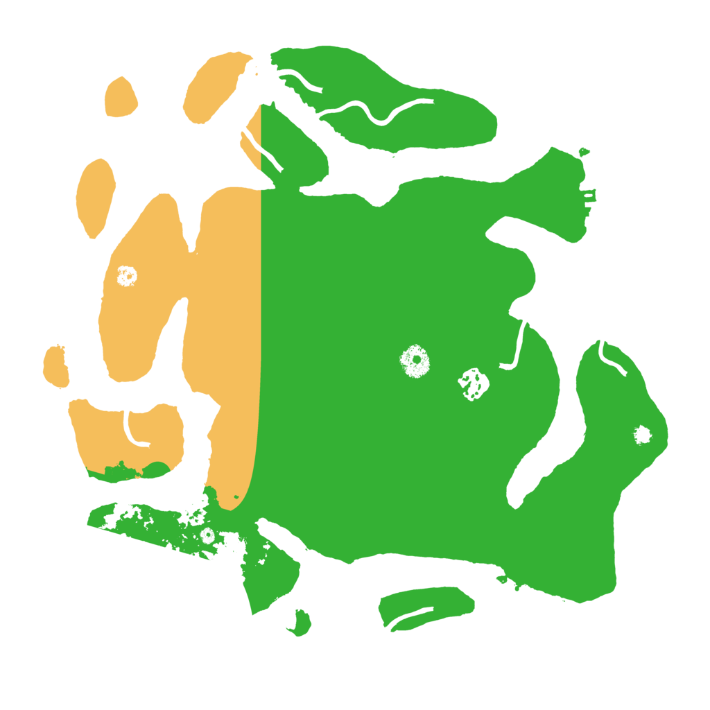 Biome Rust Map: Procedural Map, Size: 3500, Seed: 1929851426