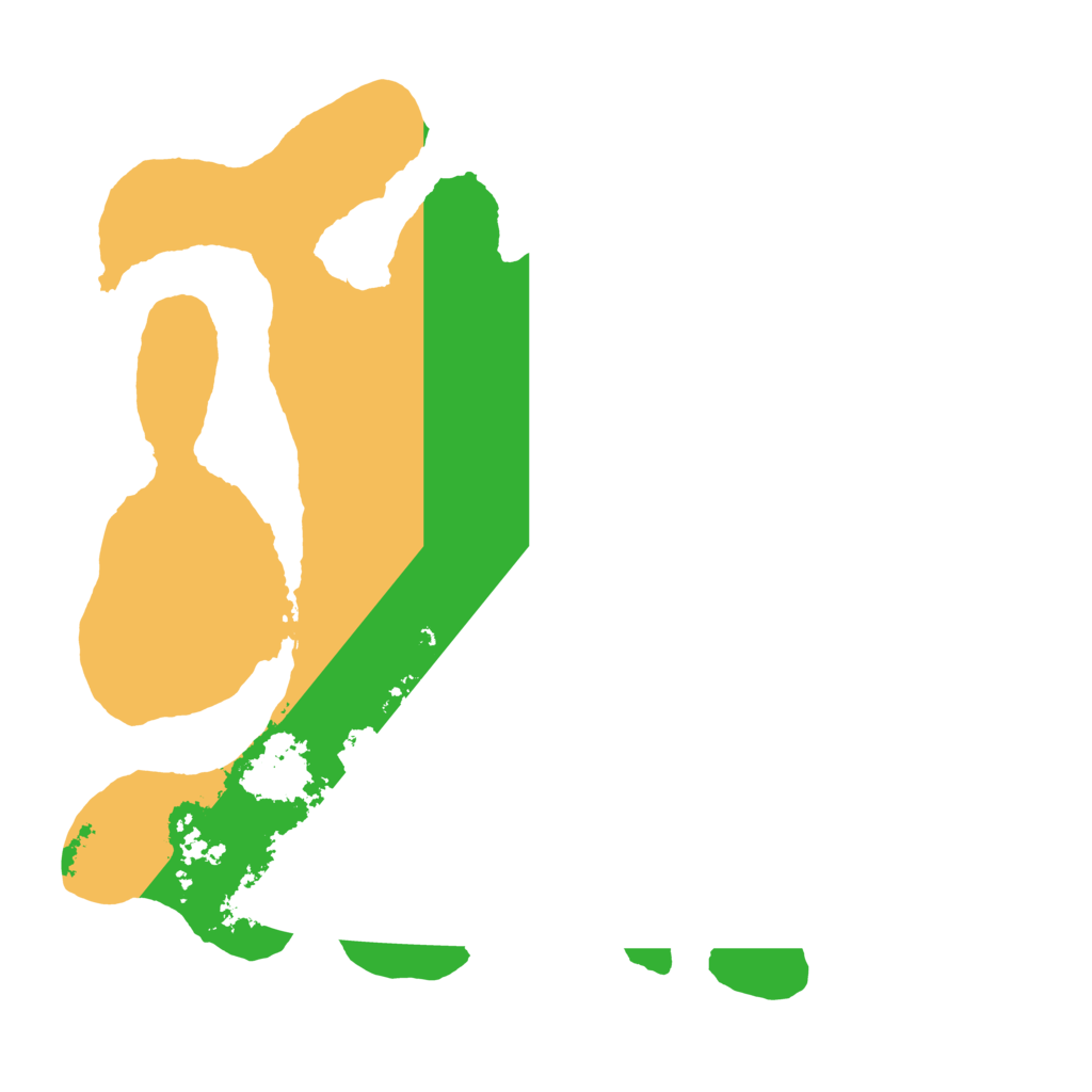 Biome Rust Map: Barren, Size: 4000, Seed: 61021