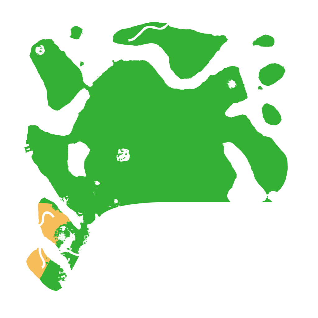 Biome Rust Map: Procedural Map, Size: 3500, Seed: 1639401711