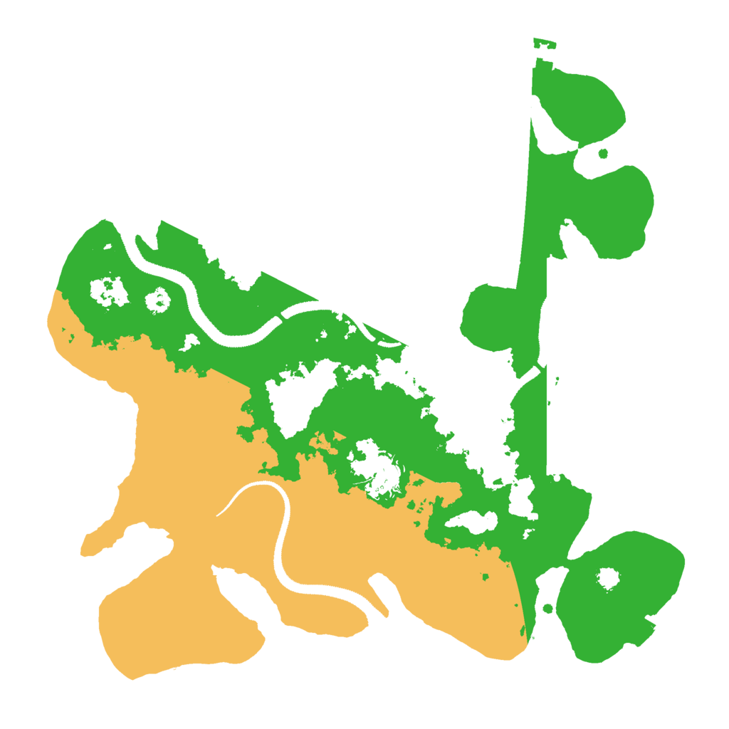 Biome Rust Map: Procedural Map, Size: 3000, Seed: 53985