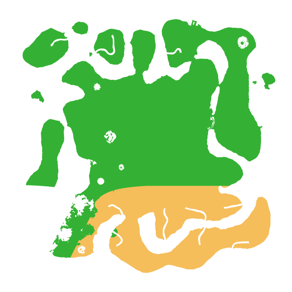 Biome Rust Map: Procedural Map, Size: 3800, Seed: 519345792