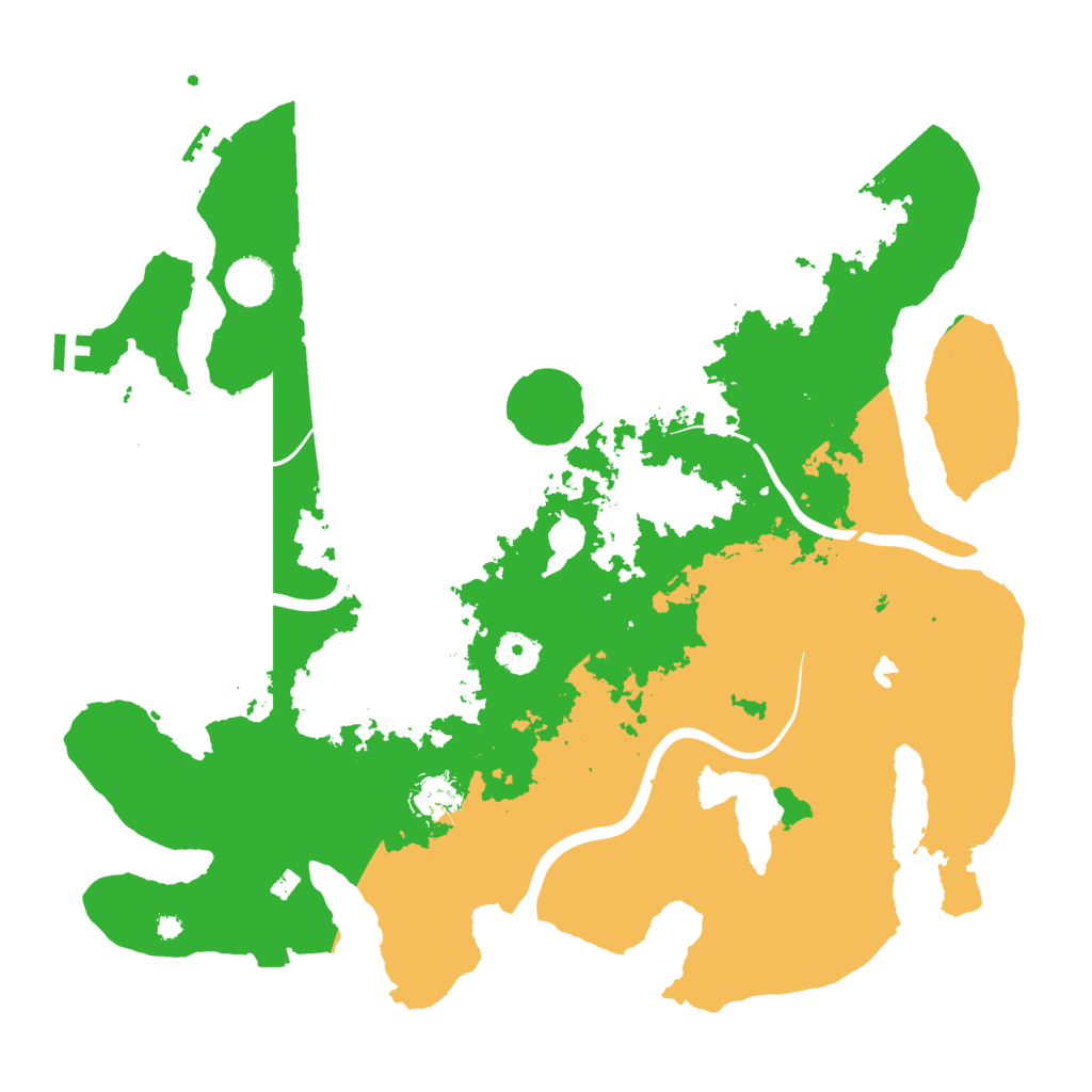 Biome Rust Map: Procedural Map, Size: 4000, Seed: 2076543917