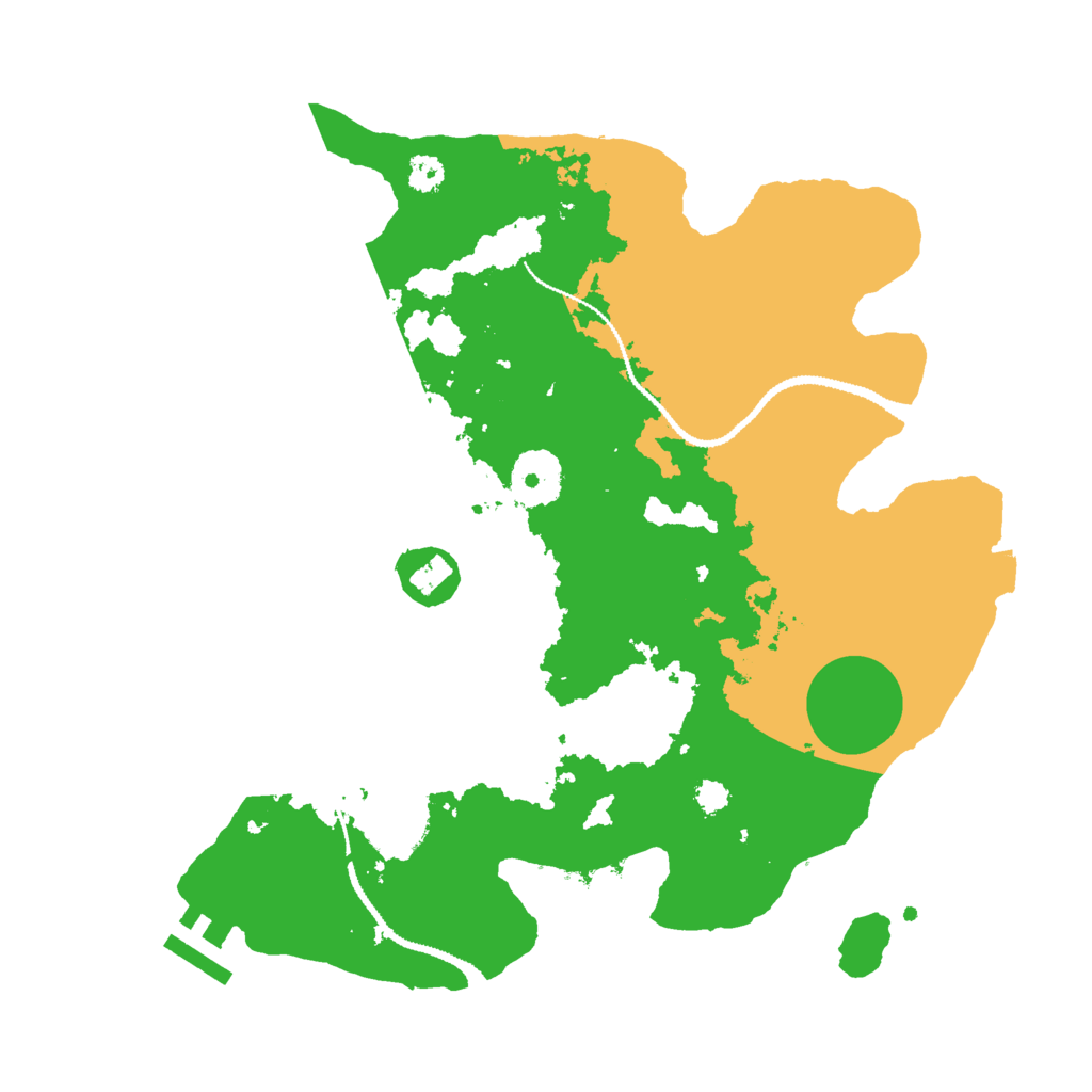Biome Rust Map: Procedural Map, Size: 3000, Seed: 1568209070