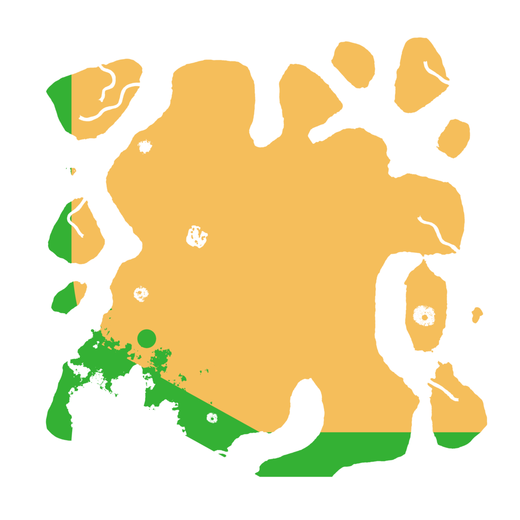 Biome Rust Map: Procedural Map, Size: 3672, Seed: 536656