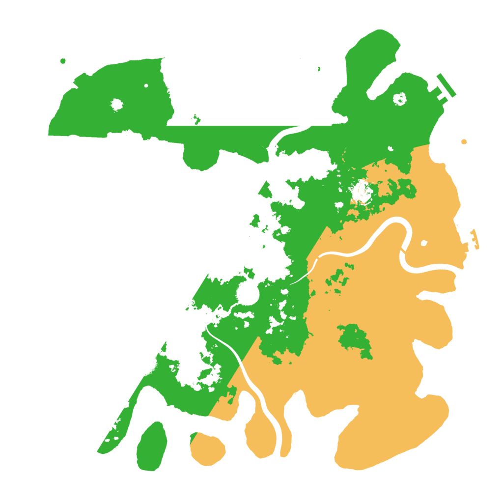 Biome Rust Map: Procedural Map, Size: 3800, Seed: 224466