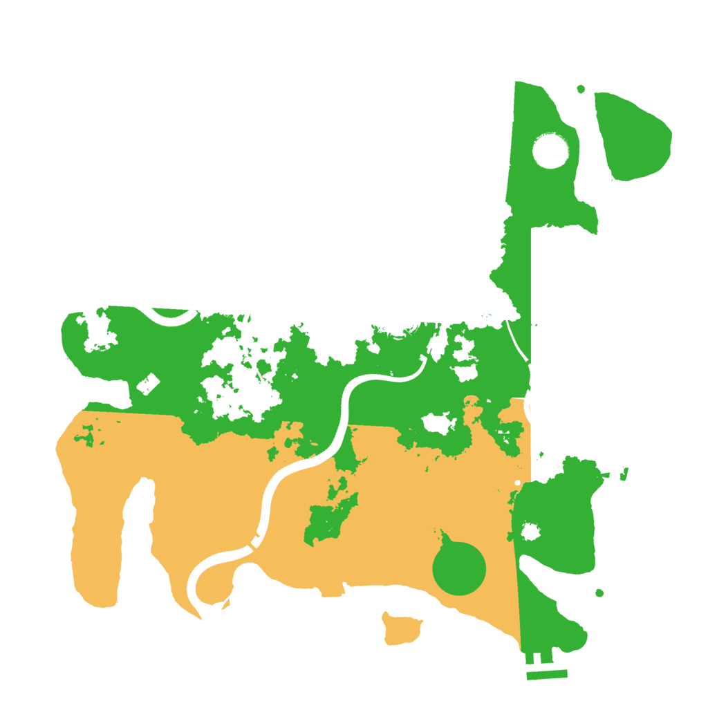 Biome Rust Map: Procedural Map, Size: 3500, Seed: 508951376