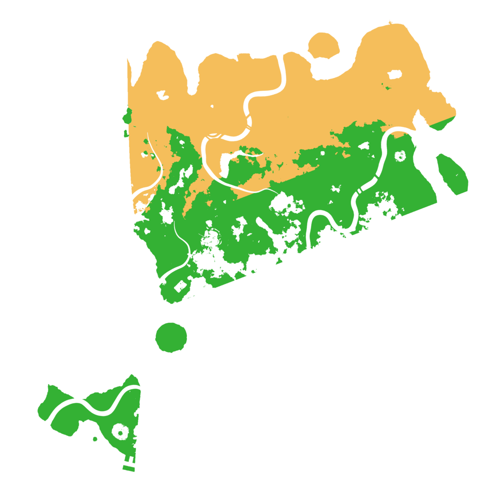 Biome Rust Map: Procedural Map, Size: 4500, Seed: 3337