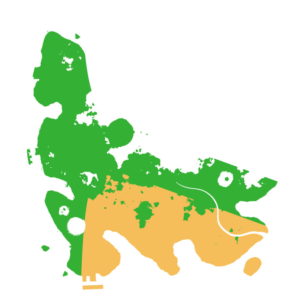 Biome Rust Map: Procedural Map, Size: 3000, Seed: 30330