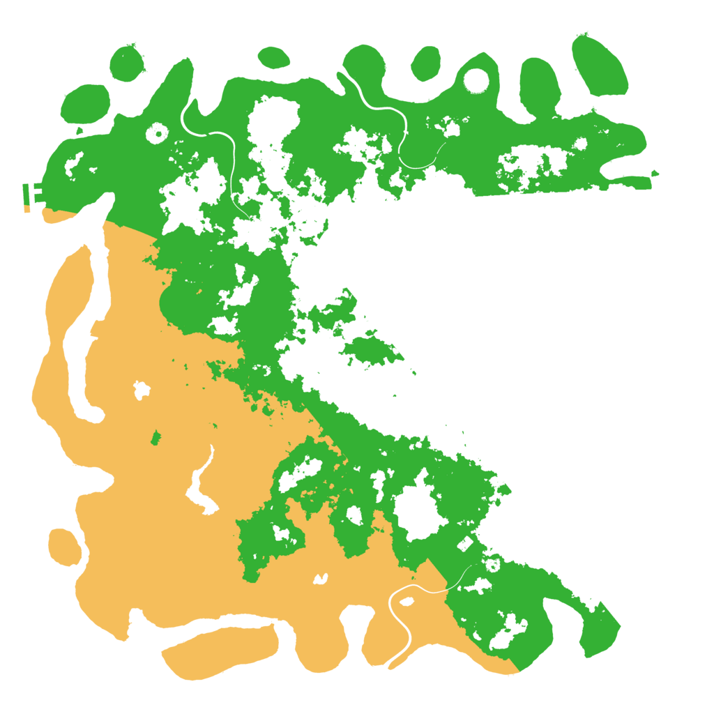 Biome Rust Map: Procedural Map, Size: 5000, Seed: 76086487