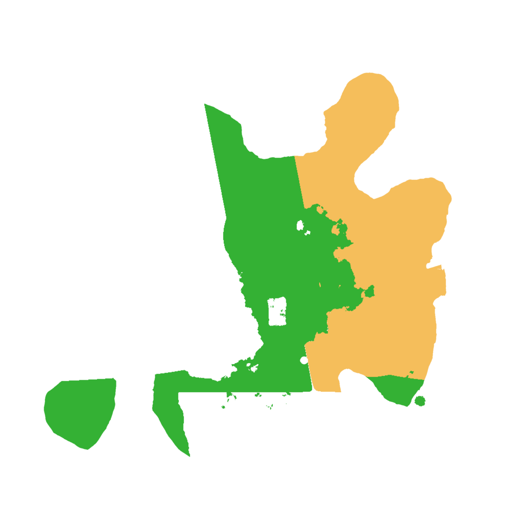 Biome Rust Map: Procedural Map, Size: 2000, Seed: 1070783