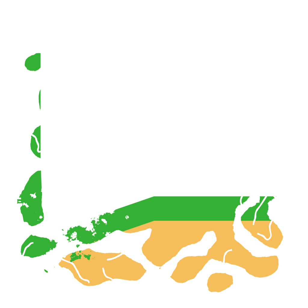 Biome Rust Map: Procedural Map, Size: 4500, Seed: 8051212