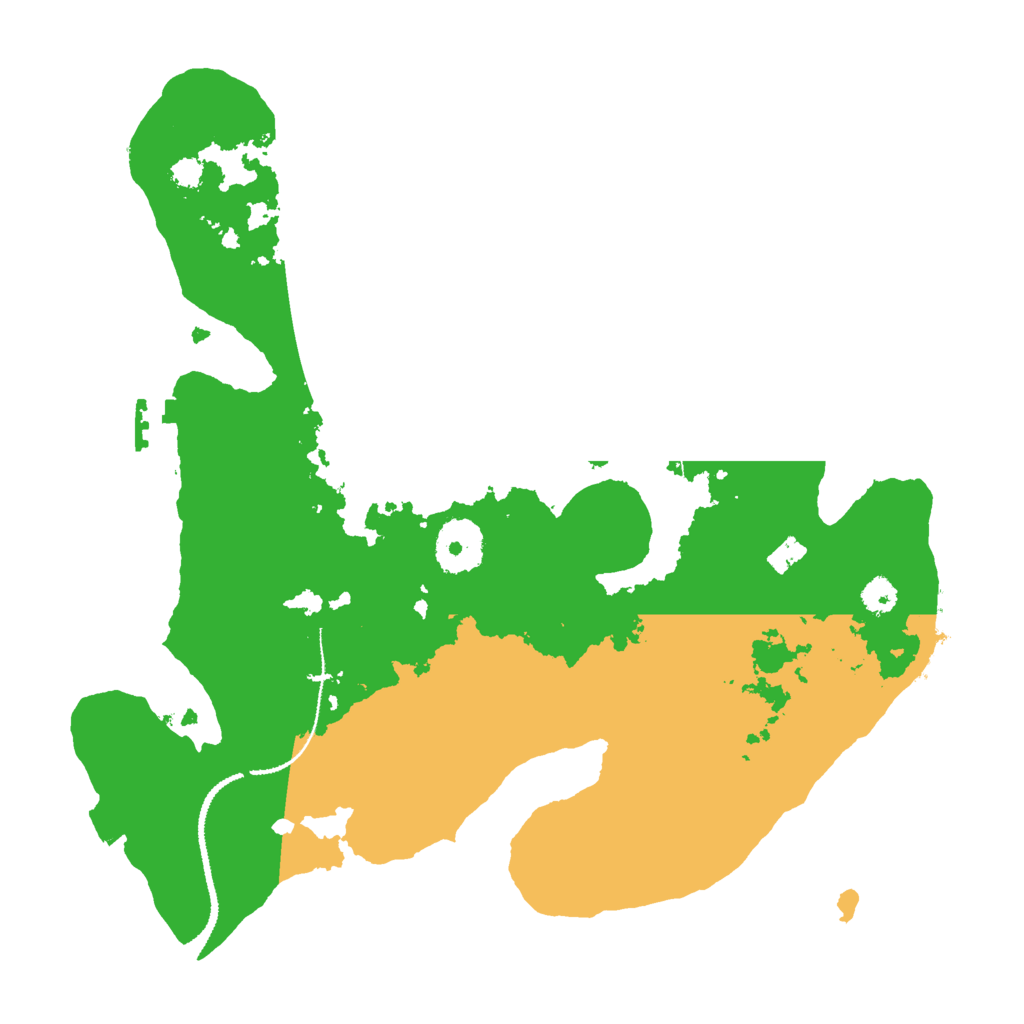 Biome Rust Map: Procedural Map, Size: 3000, Seed: 1029629036