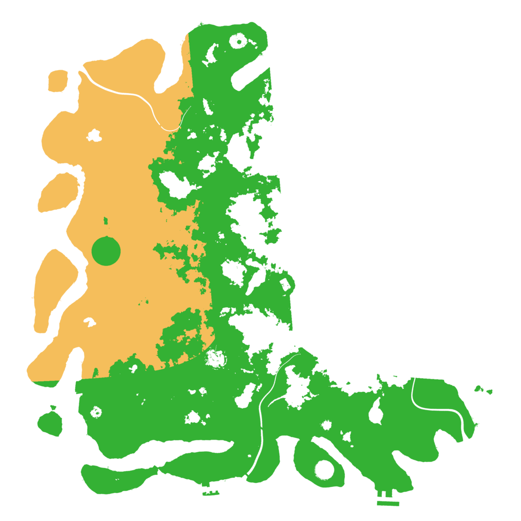 Biome Rust Map: Procedural Map, Size: 4750, Seed: 943507889