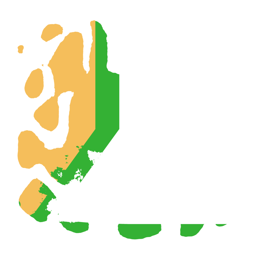 Biome Rust Map: Barren, Size: 3500, Seed: 1597594137