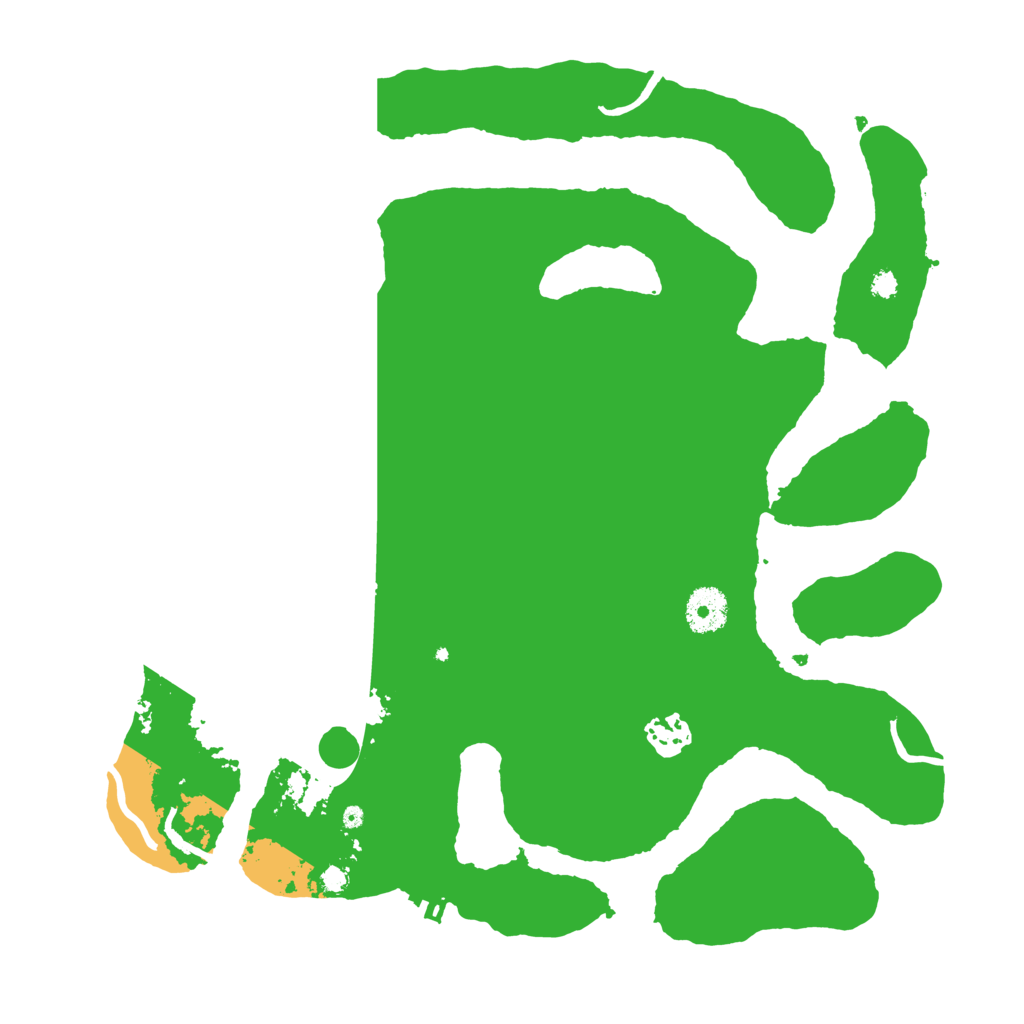 Biome Rust Map: Procedural Map, Size: 3500, Seed: 1045429256