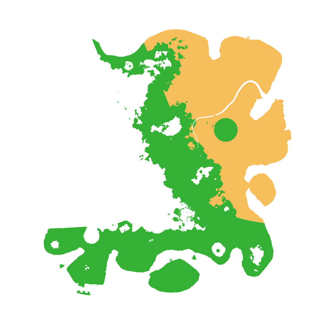 Biome Rust Map: Procedural Map, Size: 3500, Seed: 1786375854