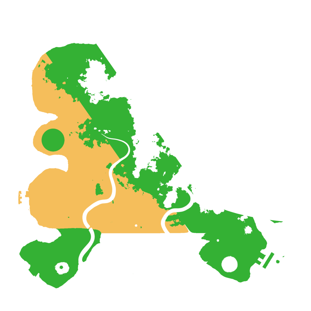 Biome Rust Map: Procedural Map, Size: 3600, Seed: 1349432956