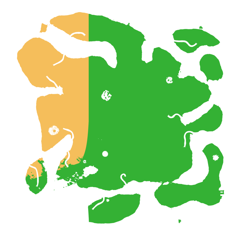 Biome Rust Map: Procedural Map, Size: 3700, Seed: 1509375778